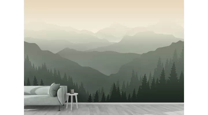 Wall Mural "Mountains" buy with delivery