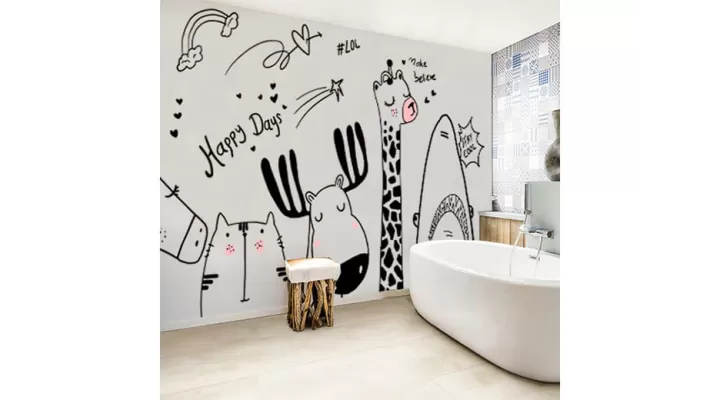 Wall Mural "Happy Days" buy with delivery